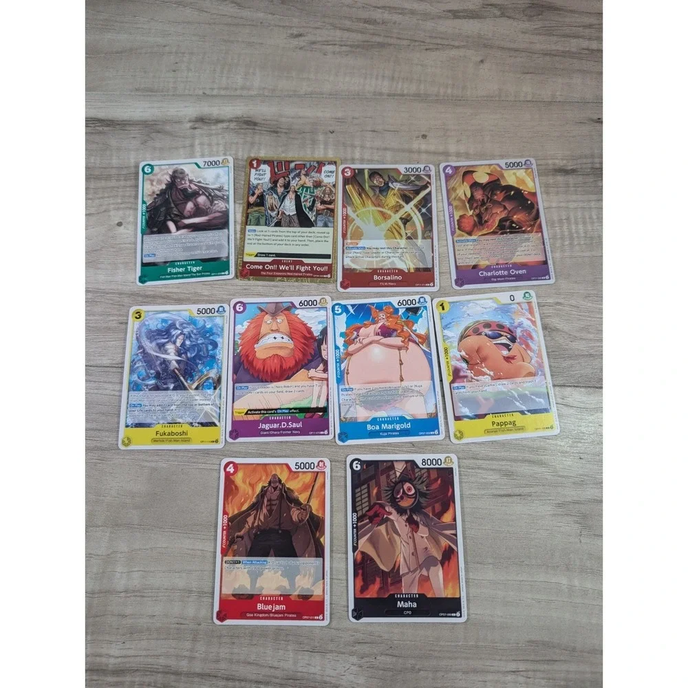 One Piece Card Game Lot Of 70